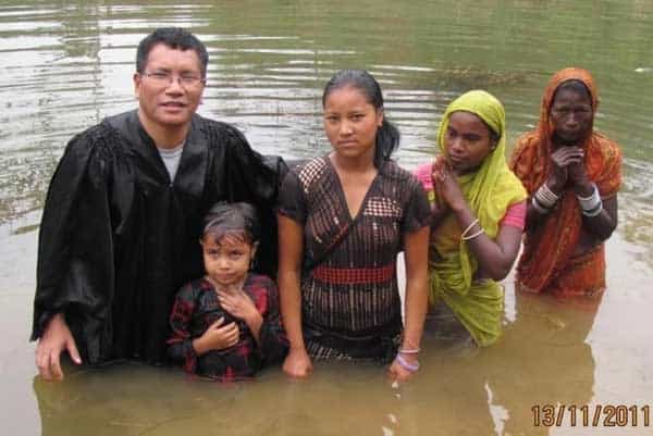Dongza Thawng door of hope ministries baptism