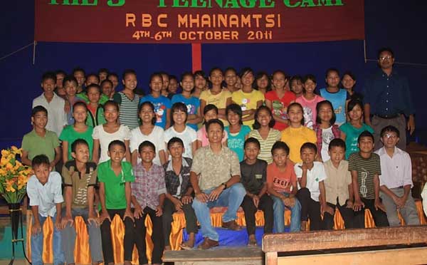 bible school at rose of sharon school and orphanage nagaland india