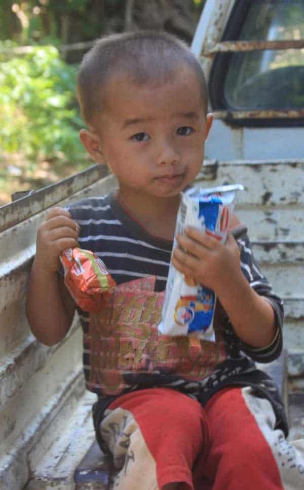 child at rose of sharon orphanage nagaland india