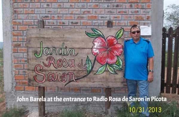 john barela at radio rosa de saron christian radio station
