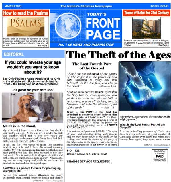 Front Page March 2021