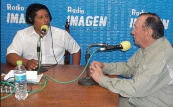 Dr. John Barela on christian radio in tatapota peru